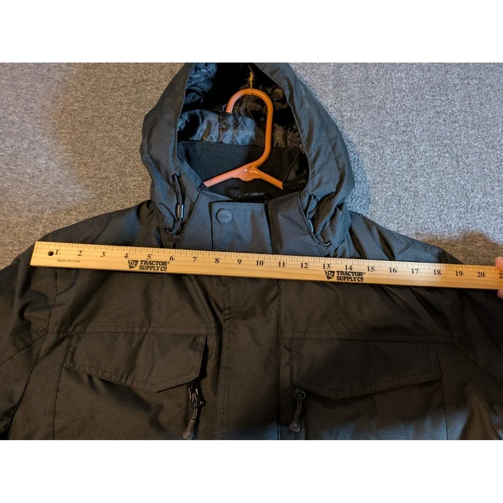 ZeroXPosur Black Label Winter Jacket Men's Size XL Hood Coat Black Heavyweight‎